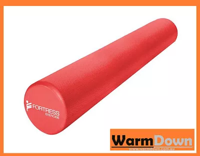 FORTRESS LONG 90cm ROUND FOAM ROLLER / RED • $75