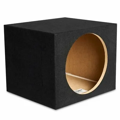 NVX XMDFS121 Sealed Single MDF 12  Subwoofer Enclosure Box • $79.99