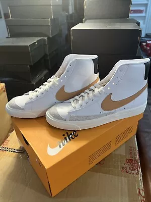 Nike Blazer Mid '77 Vintage Shoes “White/Amber Brown” (US M7.5/W9) BQ6806 125 • $60