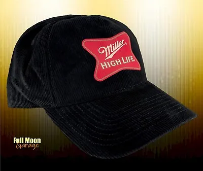 New Miller High Life Beer Corduroy Vintage Relaxed Fit Men's Snapback Cap Hat • $25.95
