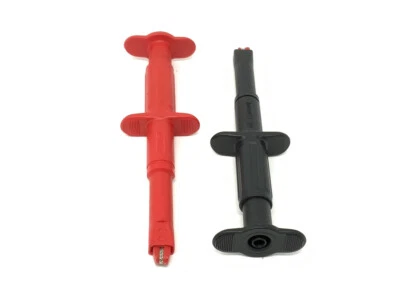 $32.99 • Buy Fluke SureGrip Alligator Clip Test Probe Lead Banana Set - 2 Pcs Black & Red