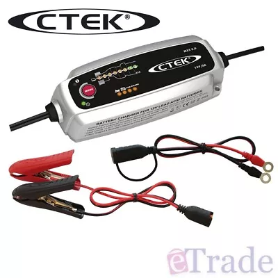 CTEK MXS 5.0 12V 5Amp Smart Battery Charger AGM Car Boat 4WD Caravan Bike Marine • $149.90