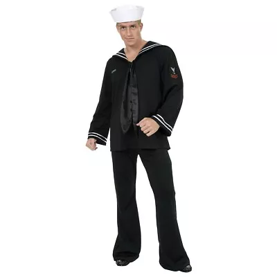 Sailor Costume For Men Adult Navy Military Halloween Fancy Dress • $13.77