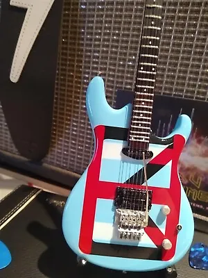 JOE SATRIANI - Ibanez Chickenfoot Blue 1:4 Scale Replica Guitar ~Axe Heaven~ • $32