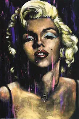 Marilyn Monroe Candle In The Wind By Stephen Fishwick Poster 24  X 36  • $13.49
