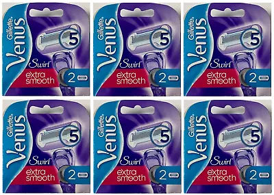 Gillette Venus Swirl Extra Smooth Razor Blade Refills - 12 Cartridges • $37.99