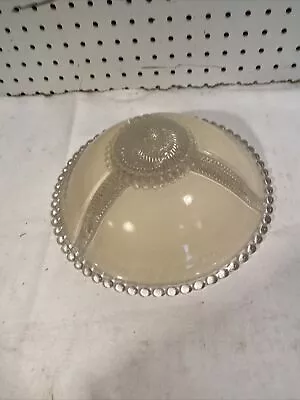Vintage Ceiling Light Shade Ornate Frosted Traditional Victorian Art Deco MCM • $24.95