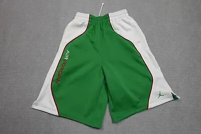 Vintage Jordan Shorts Mens Medium Green Baggy Loose Fit Retro Basketball 2005 • $24.97