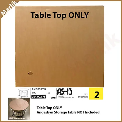 IKEA ANGESBYN Storage Table Top ONLY Pine Light Brown 304.922.75 NEW In Box • $35