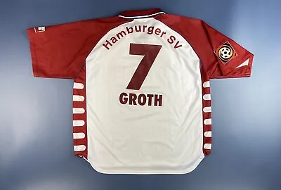 £149.99 • Buy Vintage Hamburg Sv 1999/2000 Home Football Shirt #7groth Match Worn Size Xl