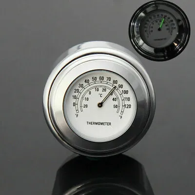 Motorcycle 7/8  1  Handlebar Mount Thermometer Temp For Honda Yamaha V-Star XVS • $9.45