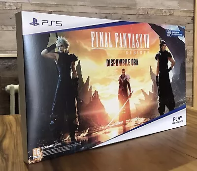 Final Fantasy VII Rebirth Sony PS5 Official Store Standee Display Box 67 5X40 • $106.78