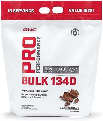 GNC Pro Performance Bulk 1340 Supports Muscle Energy Dietary Supplement - 12 Lb • $108.99