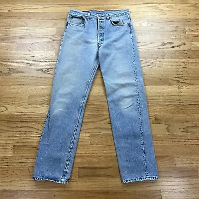 Vintage Levis 501 XX Denim Distressed Jeans Tagged Sz 34x36 Approx 32x31 USA #4 • $55