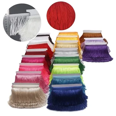 10 Yards 9 Cm Chainette Tassel Fringe Dance Costume Curtain Lamp Lace Trim DIY • $15.99