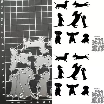 Metal Cutting Dies Animal Dog Scrapbook Knife Blade Punch Stencils Template DIE • $4.02