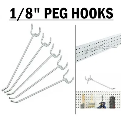 PEG HOOKS  (25 50 200 PACK)  2  4  6  8  10  Straight Board Shelving 1/8   Steel • $119.99