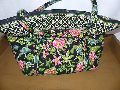 NEW Vera Bradley Miller Travel Tote Storage Bag XL 16X12X8 FLORAL PRINT • $69.99