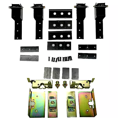 Complete Street Rod Suicide Hidden Door Hinge Kit W Large Latches For 2 Doors • $194.87