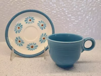 Vintage Fiesta Hawaiian Daisy Casualtones Cup And Saucer Excellent • $30