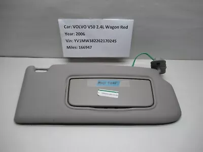 2006 Volvo V50 Right Front Passenger Side Interior Sun Visor Oem 30653404 & Cflo • $15.30