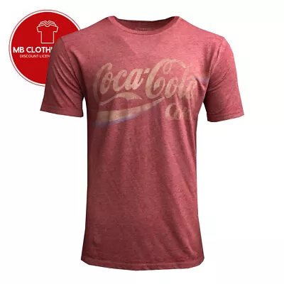 Men's T-Shirt Coke Vintage Logo Red Cotton Sizes Small Medium Large XL 2XL  • $16.99