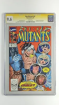 Signed Stan Lee New Mutants 87 CGC 9.6 SS 1st App Cable NM+ Deadpool X-Men WP • $1000