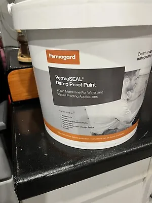 PERMAGUARD. PERMASEAL DAMP  PROOF PAINT 5 LTS. More Than One Available. C .black • £19.50