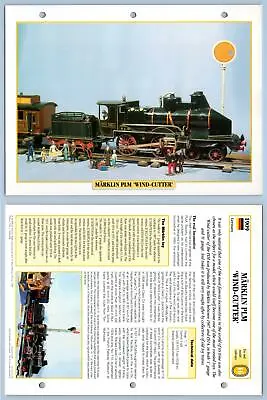 Marklin PLM 'Wind-Cutter' - Toy Railways - Legendary Trains Maxi Card • $1.85