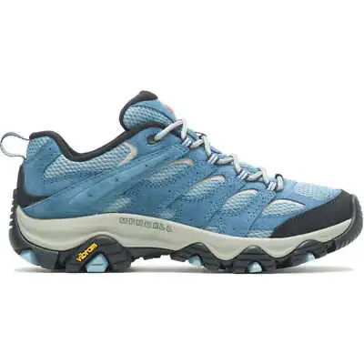 Merrell Womens Moab 3 Vent Walking Shoes Outdoor Hiking Trainers - Blue • £44.90