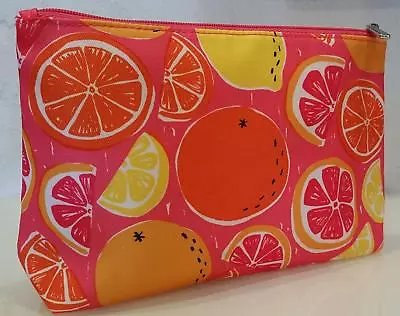 Clinique Citrus Medium Size Cosmetic Travel Case Bag • $8.99