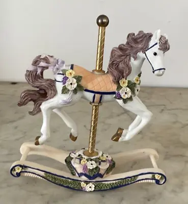 Elby Gifts Merry Go Round Carousel Horse Figurine • $13.59