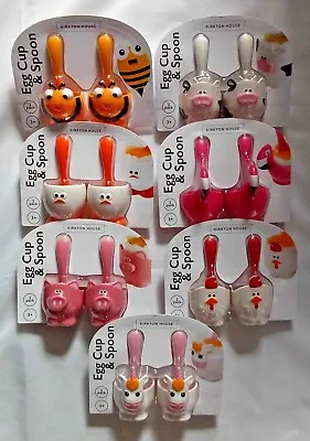 Kirkton House Novelty Egg Cups 2 Pack 7 Varieties Brand New And Sealed • £6.99