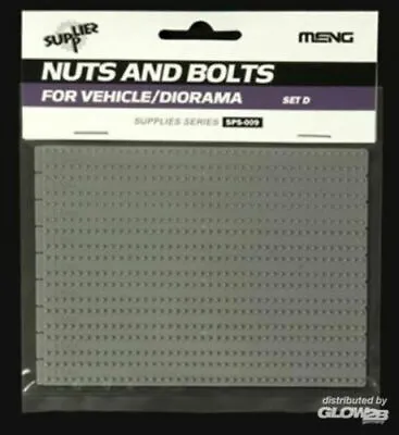  Meng Model 1:35 Scale Model Kits Nuts And Bolts SET D  MNGSPS-009 	 • £4.50