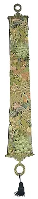 £83.21 • Buy Tapestry Bell Pull Forest Fauna Jungle Native Animals Bird Cat Lion Tiger Brass 
