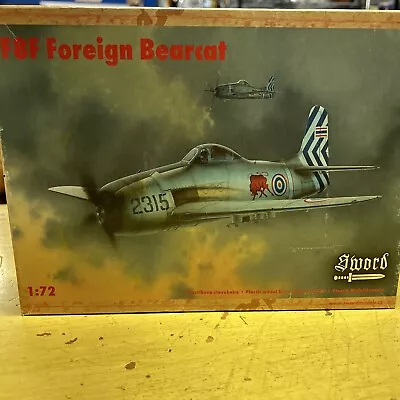 Sword Grumman F8F Foreign Bearcat 1/72 Scale Model Kit New In Box • $24