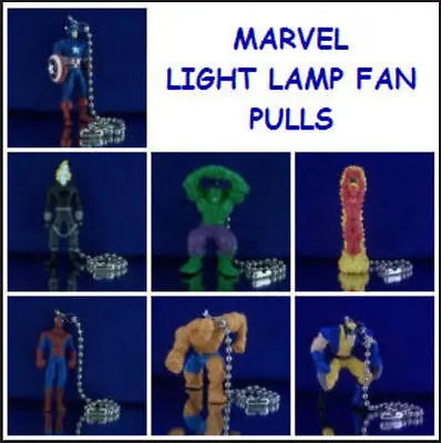 Marvel Fantastic 4 Mini Figure Light Fan Lamp Pull Connector New   Pick One • $16.99