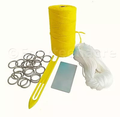 Spun Polyester Purse Net Kit In Canary Yellow (ferret Netstwinelong Nets) • £33.97