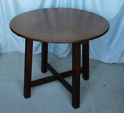 Antique Mission Oak Center Lamp Table – Limbert - Arts & Crafts  • $1450