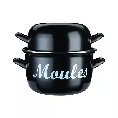 KitchenCraft World Of Flavours Standard Mussels Pot With Enamel Coating • £23.99
