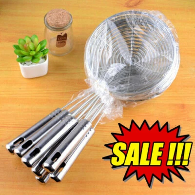 £4.32 • Buy Mesh Net Strainer Wire Skimmer Spoon Filter Tool Ladle Kitchen Steel Spider 