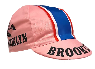 $14.95 • Buy Brooklyn Cycling Cap In Pink - Made In Italy By Apis