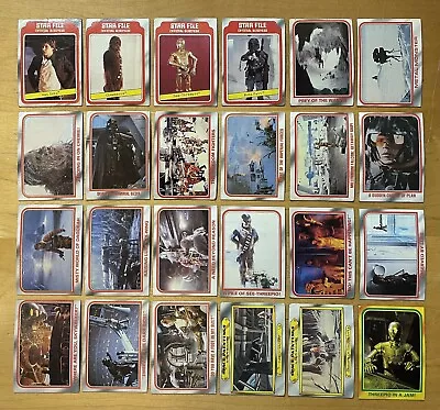 1980 Topps The Empire Strikes Back Lot Of 24 Different Low Grade • $3.04