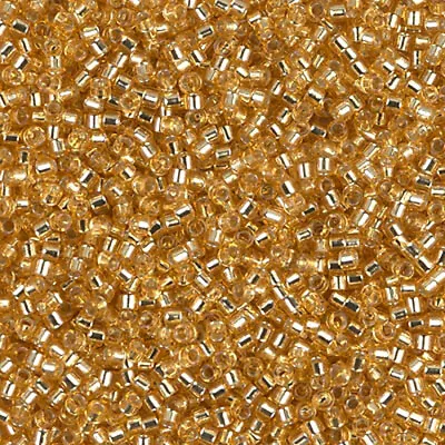 7.2g MIYUKI Delica Seed Beads - 11/0 - Silver Lined Gold (DB042) - S0129 • £6.19