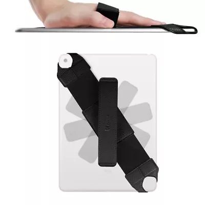 PU Leather Handle Grip Hand Strap Holder With Elastic Belt For 7-10 Inch Tablets • $8.39