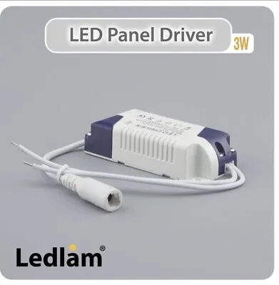 LED Panel Driver 300mA Constant Current 3W DC LED Power Supply • £2.49