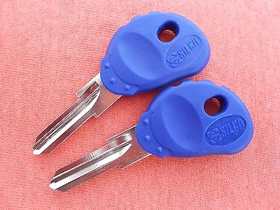 2 Buell Blast Firebolt Lightning Ulysses Motorcycle Key Blanks Buell Blue Keys  • $13.99