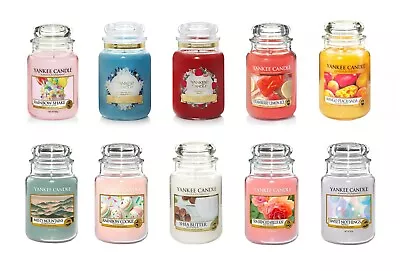 Yankee Candle LARGE JAR Shea Butter -  Cinnamon Stick -  Spiced Orange And More • £25.99