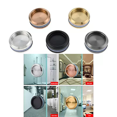 Stainless Steel Shower Glass Door Sliding Knob Back-To-Back Bathroom Handle • $10.53