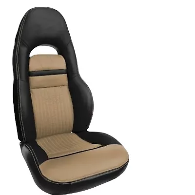 Fit Chevy Corvette C5 Sports Leather Replacement Seat Covers 97-04 Oak Stitchg • $348.99